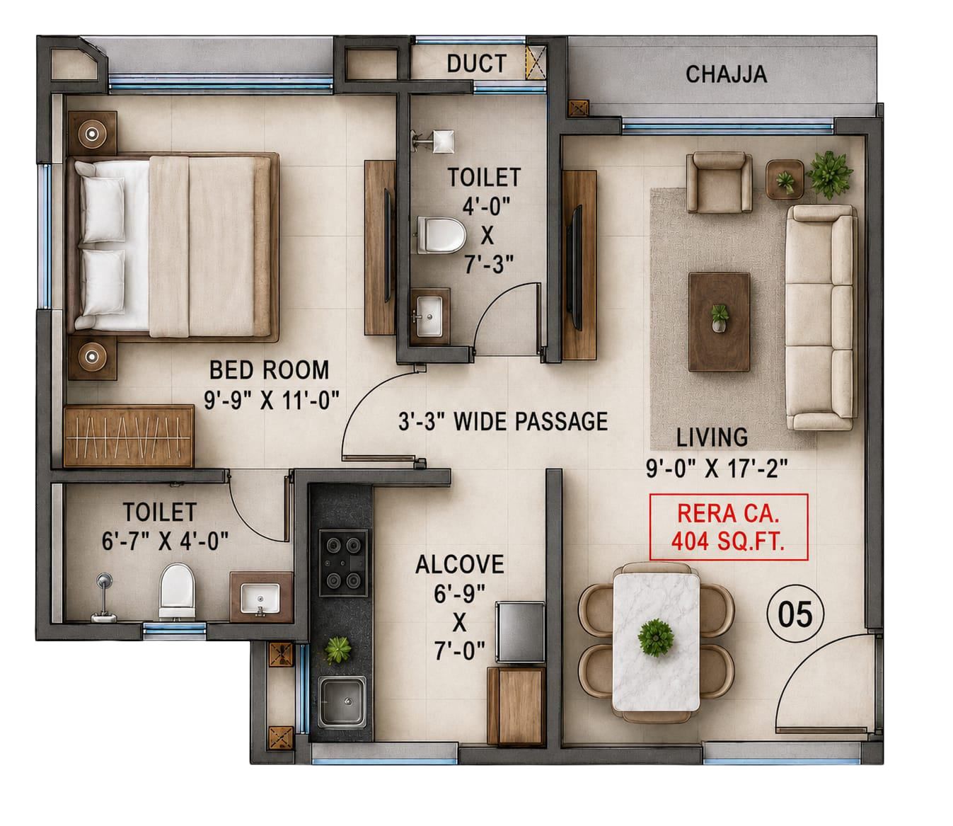 3 BHK
